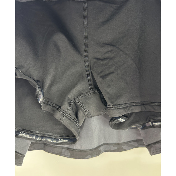 Lululemon Pace Rival Skirt Shorts Skort No Panels Camo Golf Pickleball Size 12 - Picture 13 of 15